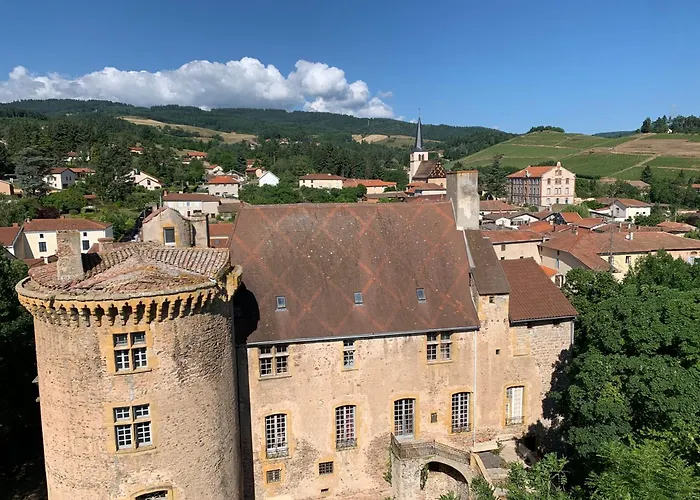 Chateau D Albon - Catherine De Medicis فندق مبيت وإفطار Saint-André-dʼApchon